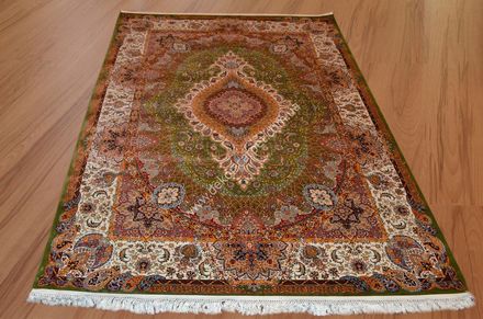Carpet Abrishim 3824a green