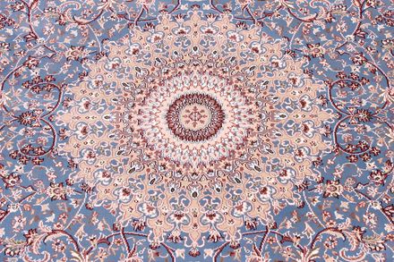 Килим Esfahan 4996A-blue-ivory
