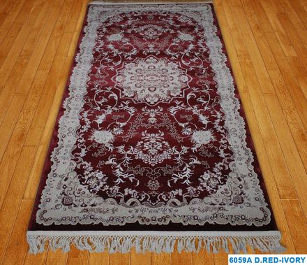 Carpet Esfahan 6059a-d-red-ivory-ov