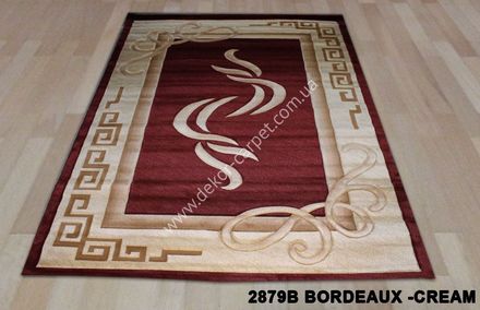Carpet Exellent 2879B-BORDEAUX--CREAM