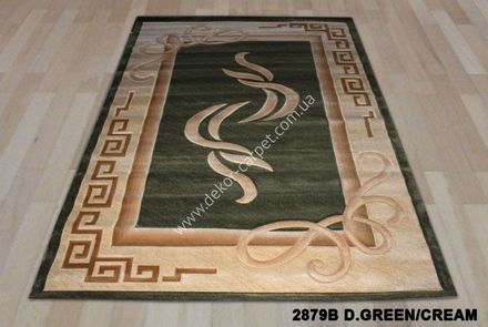 Carpet Exellent 2879B-D-GREEN-CREAM