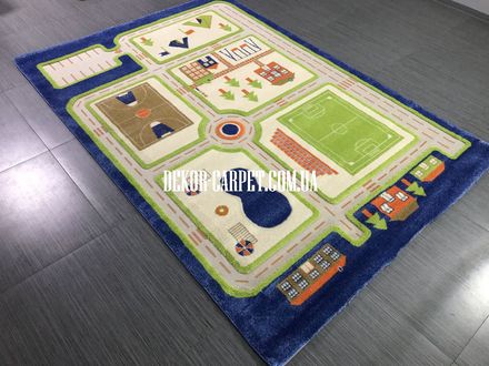 Carpet Fulya 8c44b m-blue