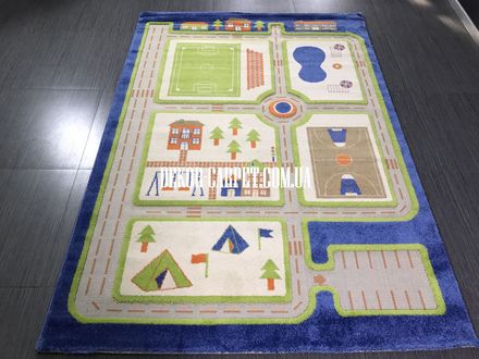 Carpet Fulya 8c44b m-blue