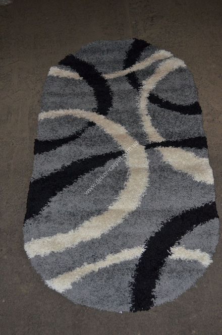 Carpet Fun 9121a grey-black