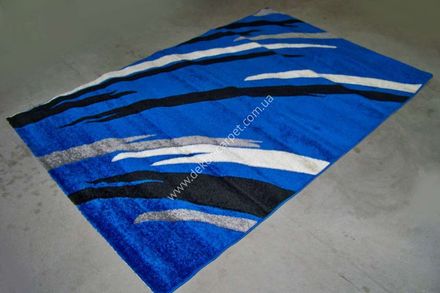 Carpet Gold Carving 0002 blue