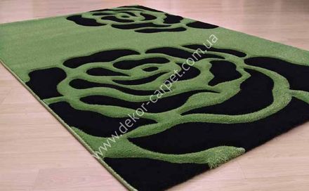 Carpet Gold Carving 0489 green