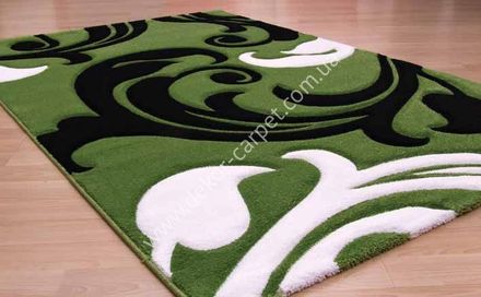 Carpet Gold Carving 0490 green