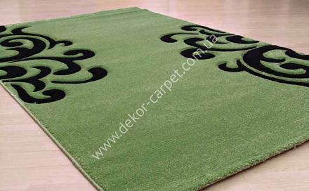 Carpet Gold Carving 0491 green