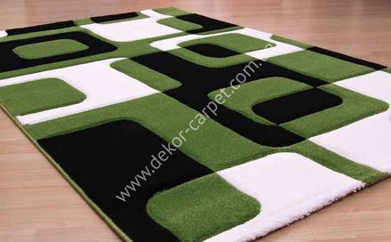 Carpet Gold Carving 0492 green