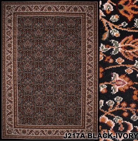 Carpet Imperia j217a-black-ivory