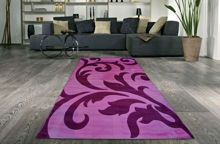 Carpet Jasmin 4324a dark lila-pink