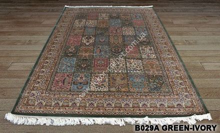 Carpet Marakesh b029a-green-ivory