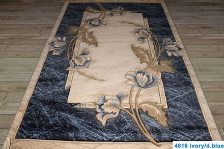Carpet Nidal 4616-ivory-d-blue