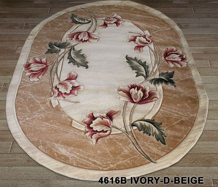 Carpet Nidal 4616B-IVORY-D-BEIGE