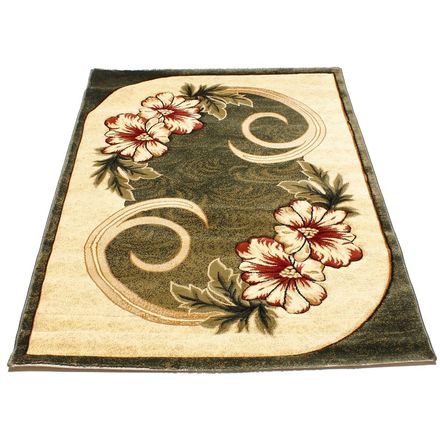 Carpet Nidal 5087a-d-green-ivory