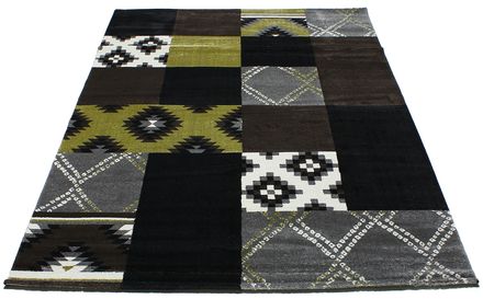 Carpet Sevilla 4771-penny-black-green
