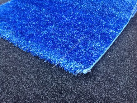 Carpet Shaggy 3D blue