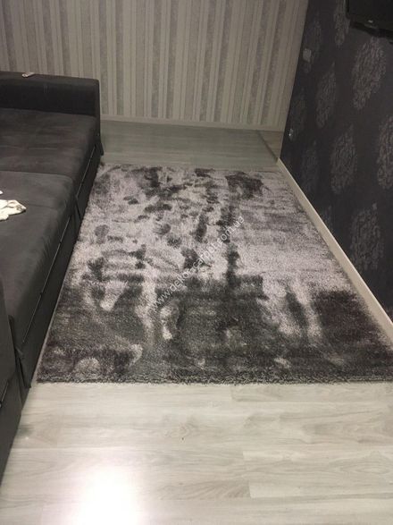 Carpet Shaggy 3d grey