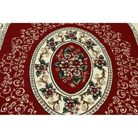 Carpet Tabriz 3526c red ivory