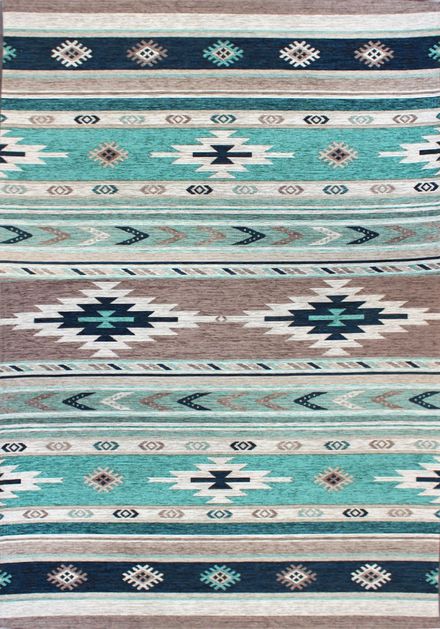 Carpet Almina 127574 grey turkuaz