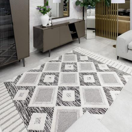 Carpet Bilbao Y523A antrasit white