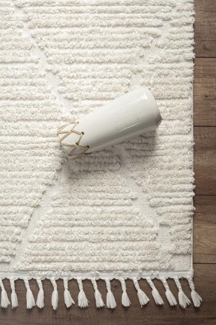 Carpet Bilbao Y617B white brown