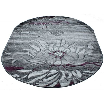 Carpet Daisy Carving 8480a grey