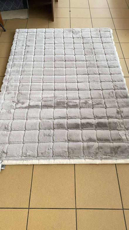 Carpet Estera cotton block lgrey