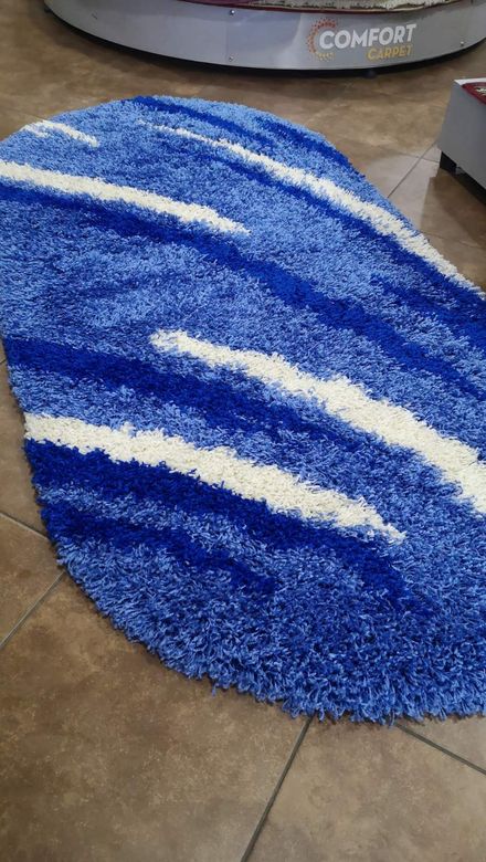 Carpet Ezel shaggy 703 blue