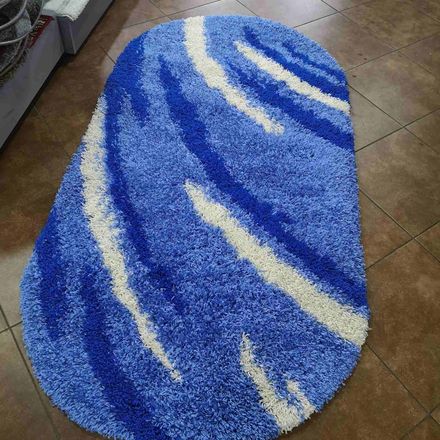 Carpet Ezel shaggy 703 blue