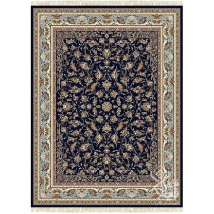 Carpet Kashan p553 dark blue