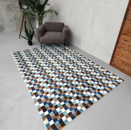 Килим Pesan w2313 ivory dblue