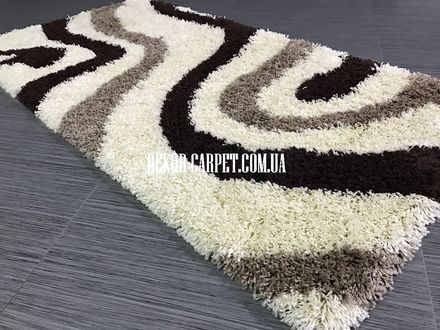 Carpet Shaggy Sao 2701 9109a opt beyaz camel