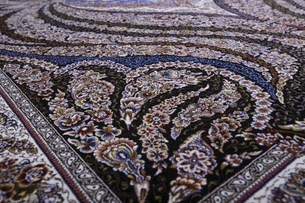 Carpet Tabriz 26 dark blue