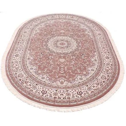 Килим Esfahan 4878A brown ivory