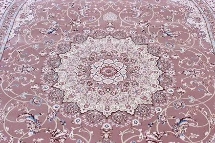 Килим Esfahan 4878A brown ivory