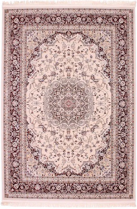 Килим Esfahan 4878A-ivory-d-red