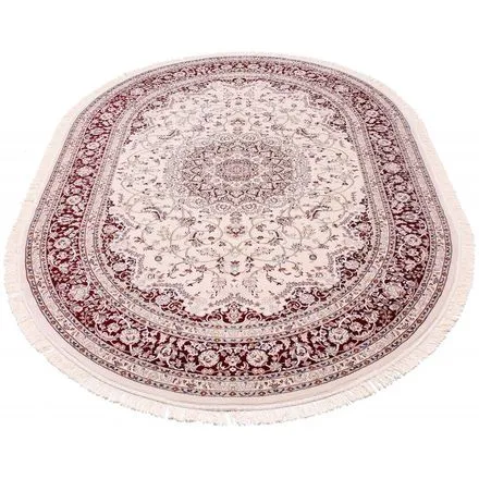 Килим Esfahan 4878A-ivory-d-red
