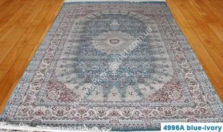 Esfahan 4996A-blue-ivory
