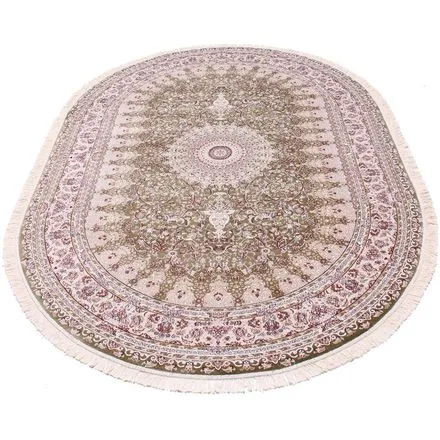 Килим Esfahan 4996A-green-ivory
