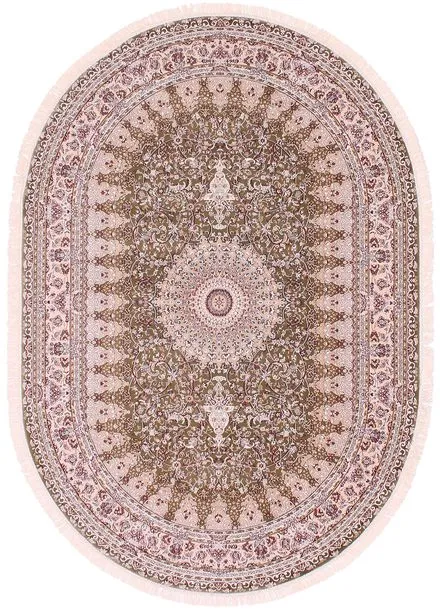 Килим Esfahan 4996A-green-ivory