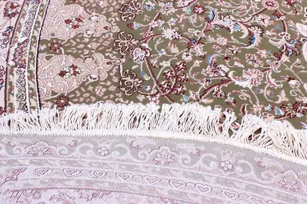 Килим Esfahan 4996A-green-ivory