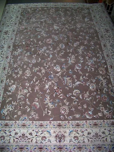 Esfahan 4904 brown-ivory