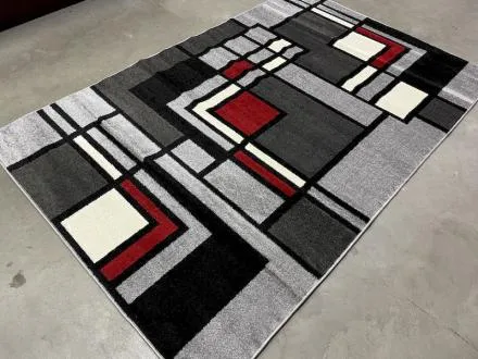 Килим Camino 02581c grey red