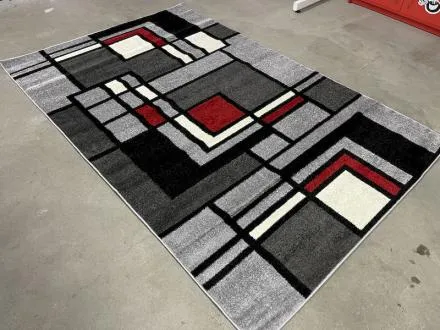 Килим Camino 02581c grey red