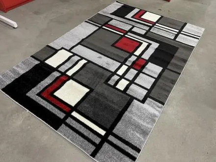 Килим Camino 02581c grey red