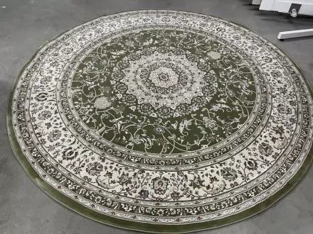 Килим Esfahan 4878a green-ivory