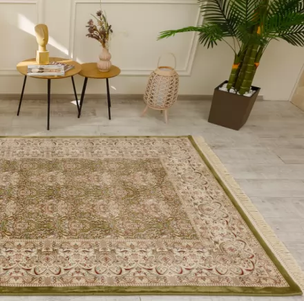 килим Esfahan 9915A-GREEN-IVORY