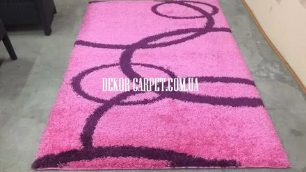 Gold Shaggy 8018 pink