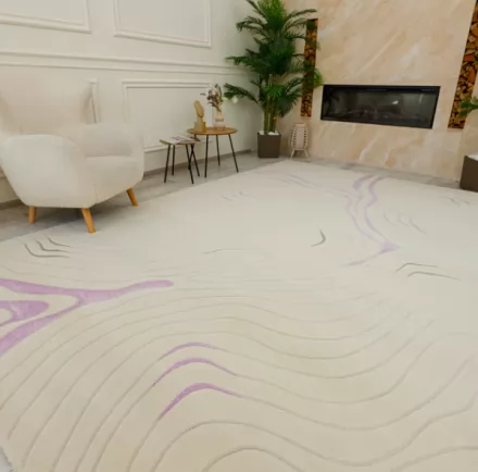 Килим Patara 0077 cream lilac
